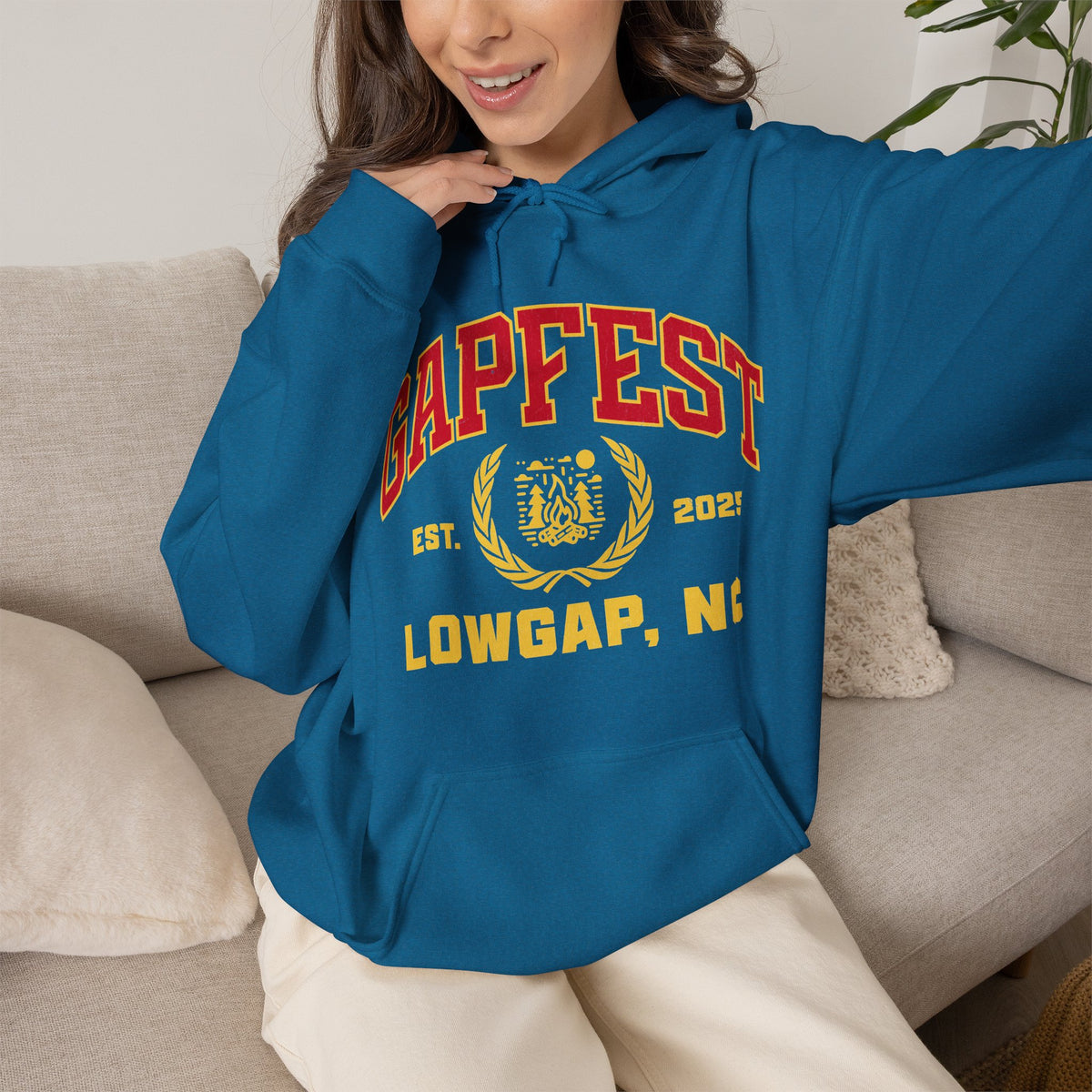 GapFest Lowgap NC Hoodie — Vintage College-Style Pullover