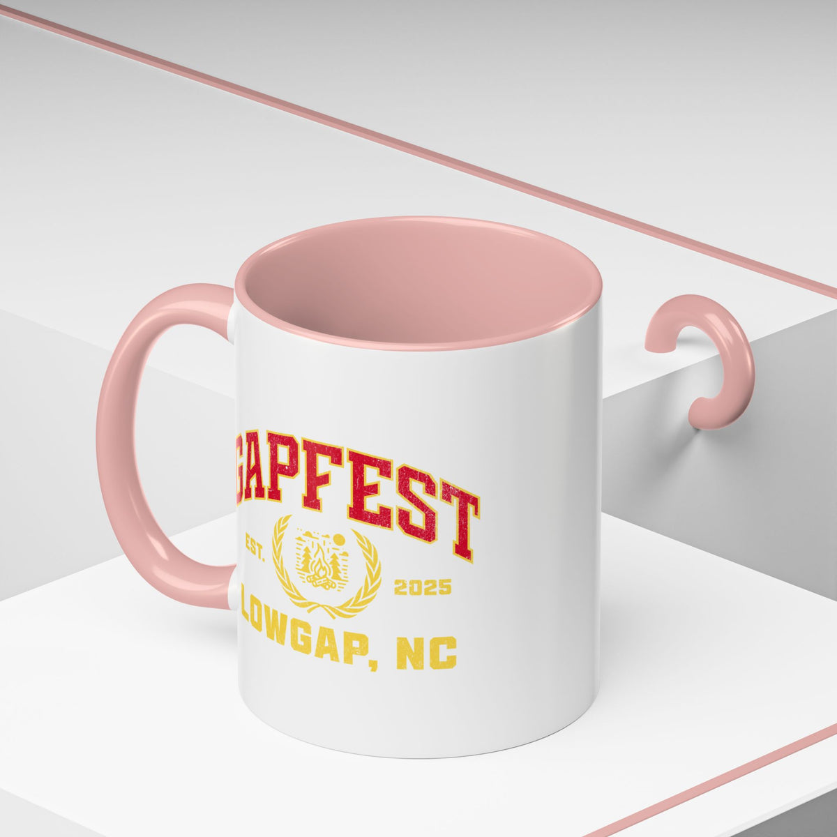 GapFest Lowgap, NC Coffee Mug — Retro Campus Accent Mug (11/15oz)