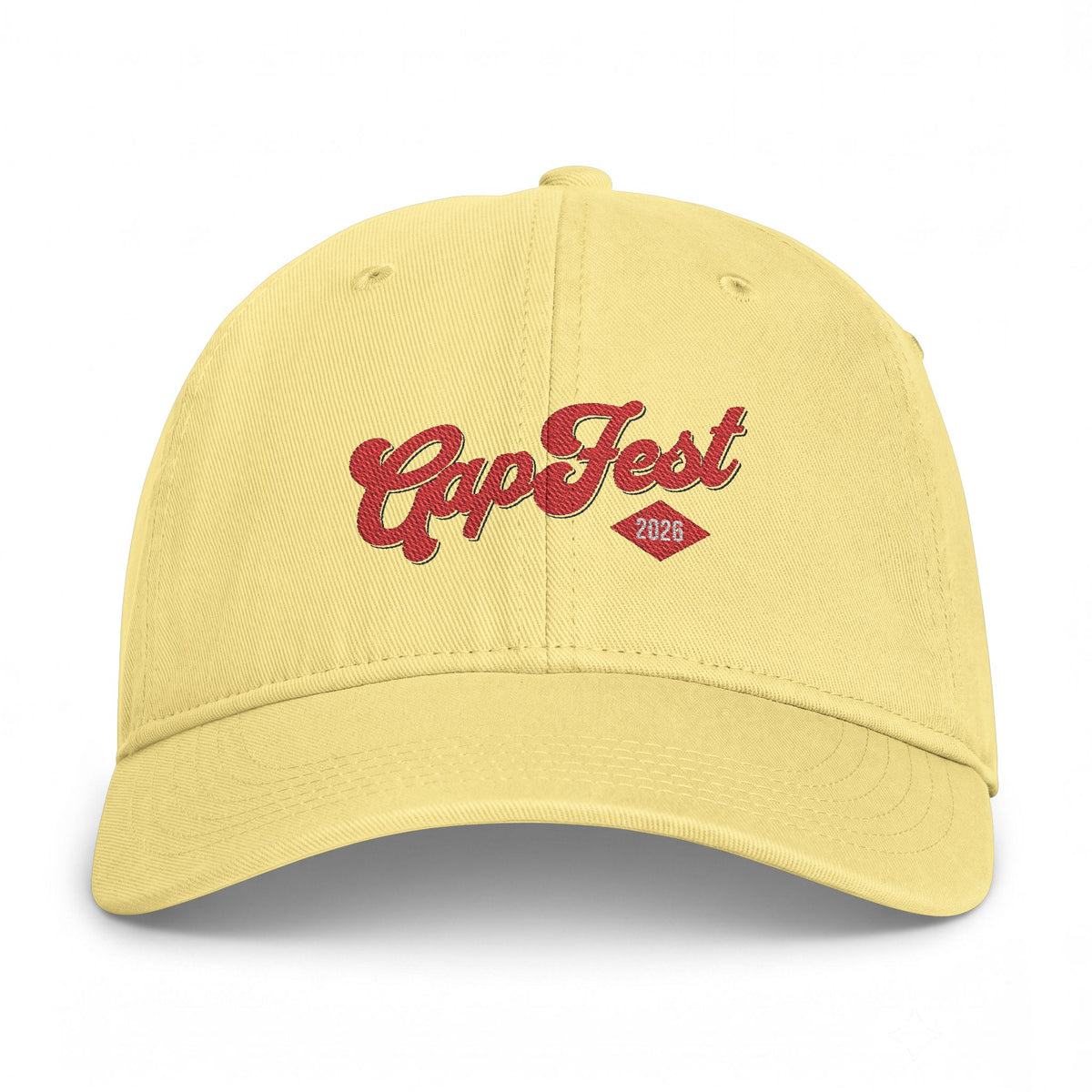 Embroidered GapFest 2026 Logo Cap –  GapFest Retro Script Washed Baseball Hat