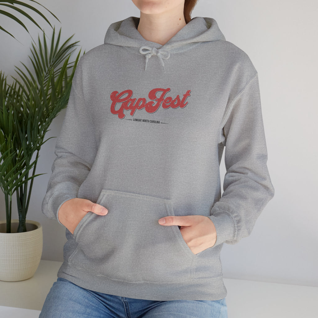 CapFest Music Festival Hoodie — Vintage Handcrafted Logo Pullover