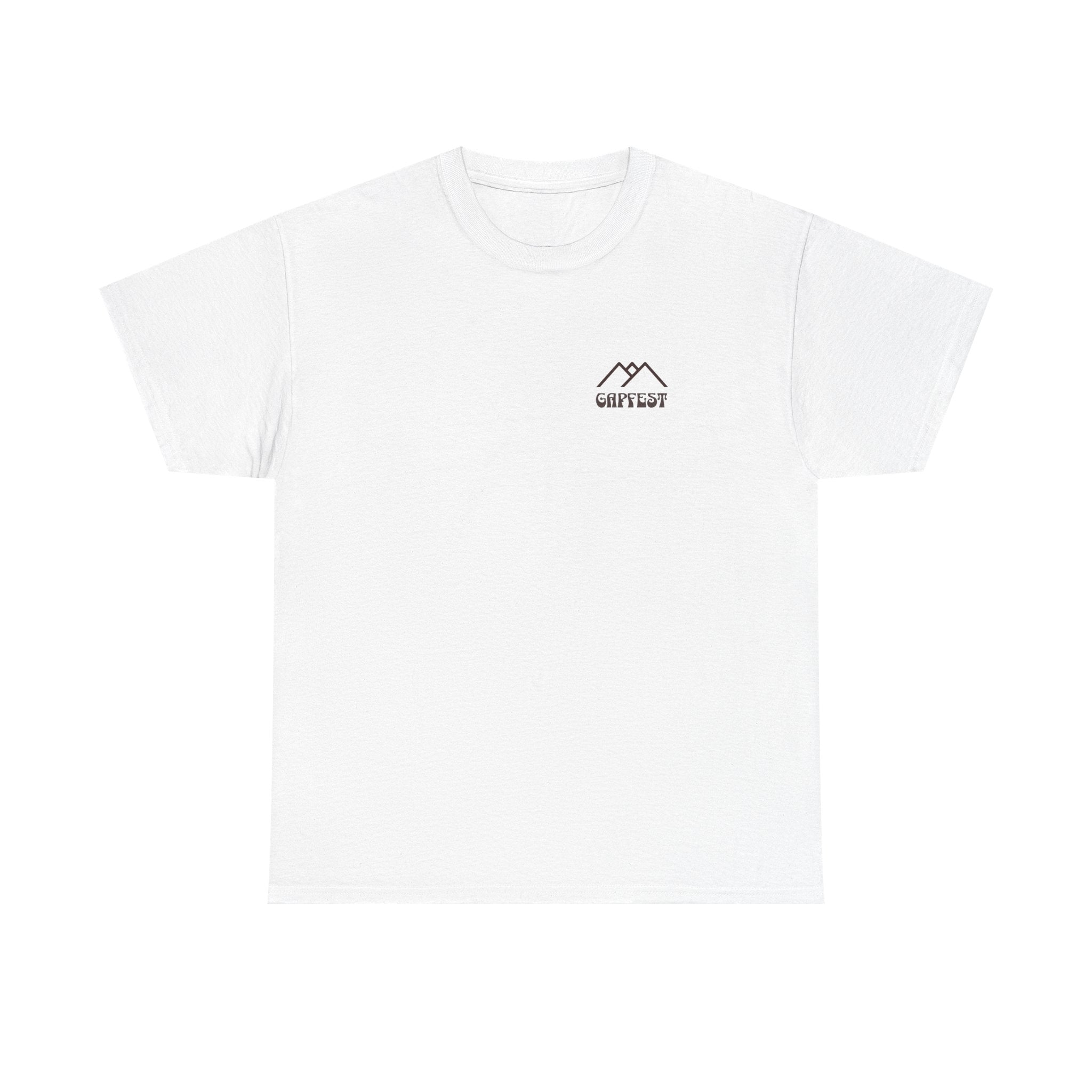 GapFest Dancing Skeletons T-Shirt — Lowgap NC Festival Tee