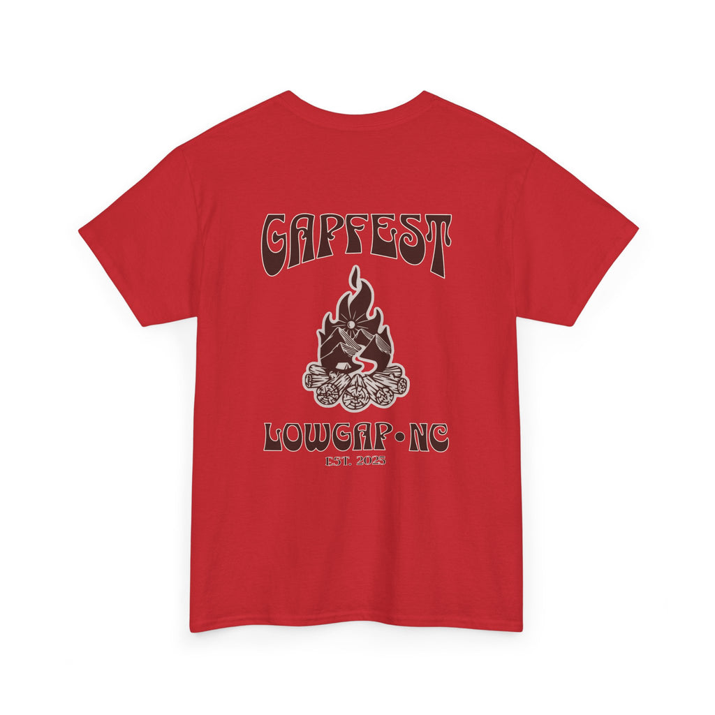 Gapfest 2025 OG Campfire Tee — Lowgap, NC T-Shirt (Est. 2025)