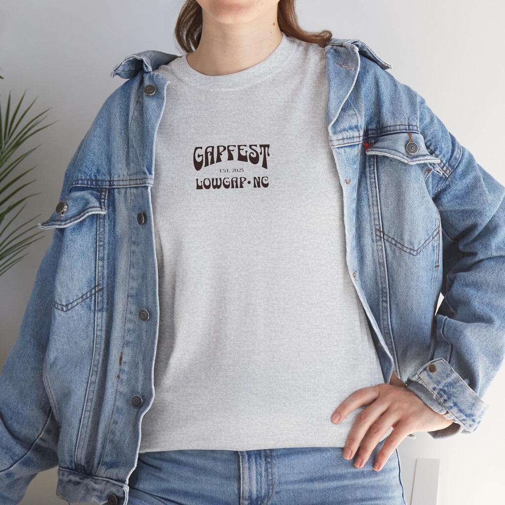 GapFest Campfire Logo T-Shirt — Lowgap, NC Festival Tee