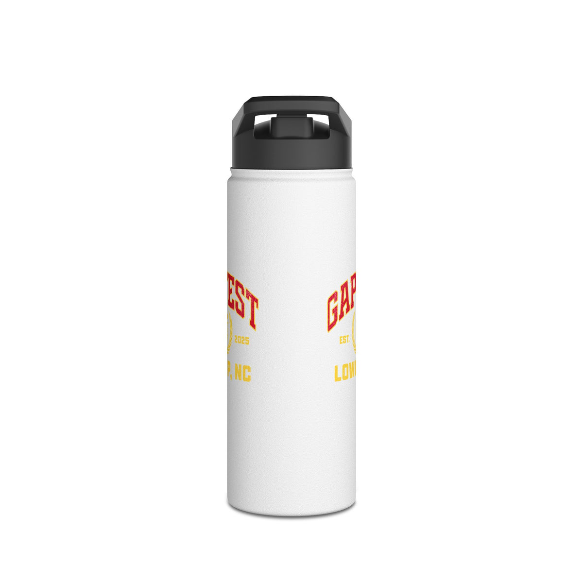 GapFest Stainless Steel Water Bottle — Retro Sports Logo Insulated Bottle