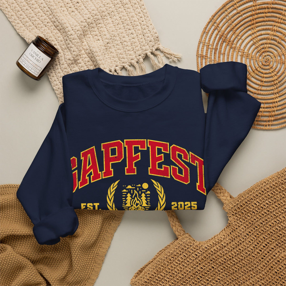 Gapfest Lowgap NC Crewneck Sweatshirt – Vintage College-Style Pullover