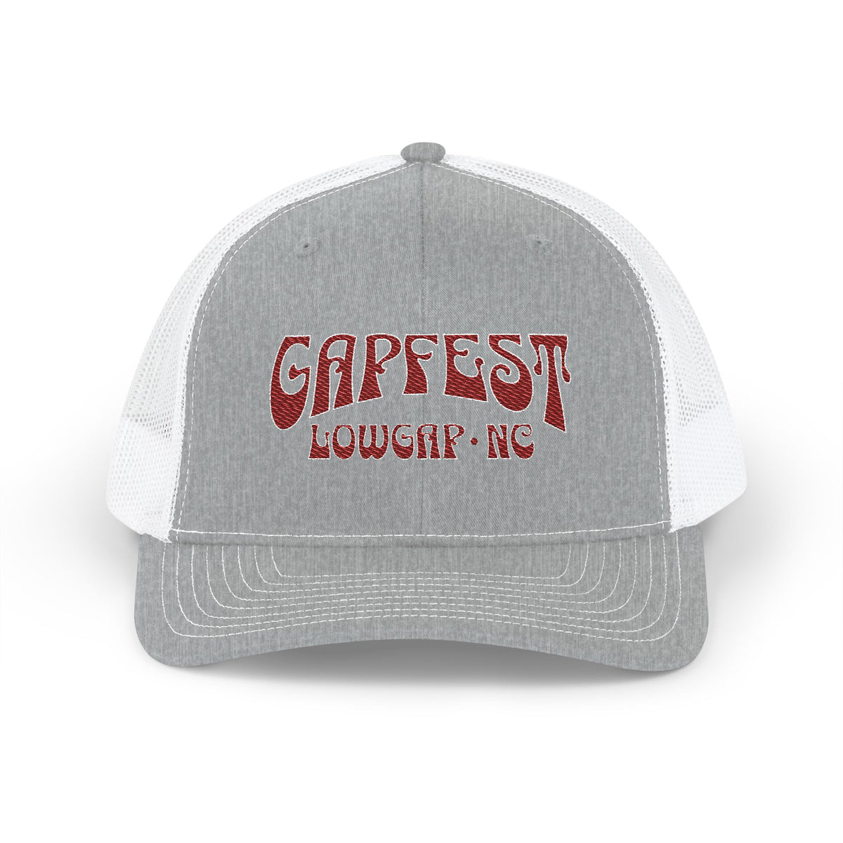 Embroidered GapFest 2025 OG Trucker Cap - Vintage Distressed Snapback Hat