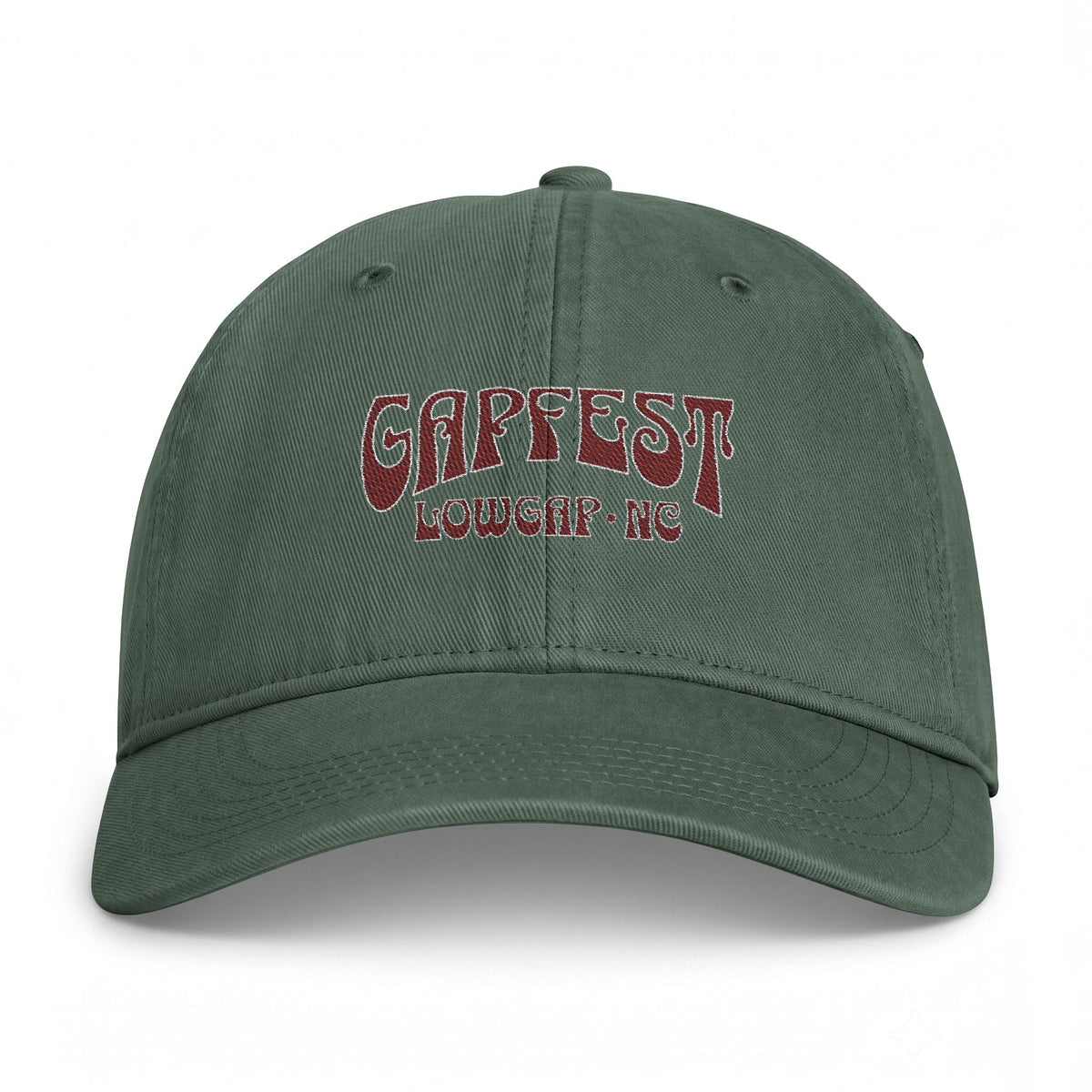 Embroidered Gapfest 2025 0G Vintage Logo Cap – Coastal Washed Hat