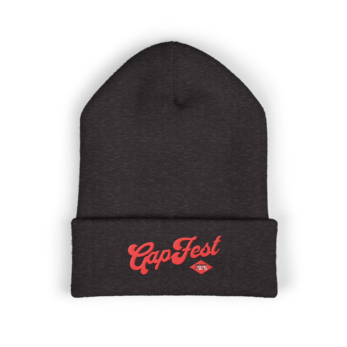 Embroidered GapFest 2026 Cuffed Beanie — Knit Winter Hat