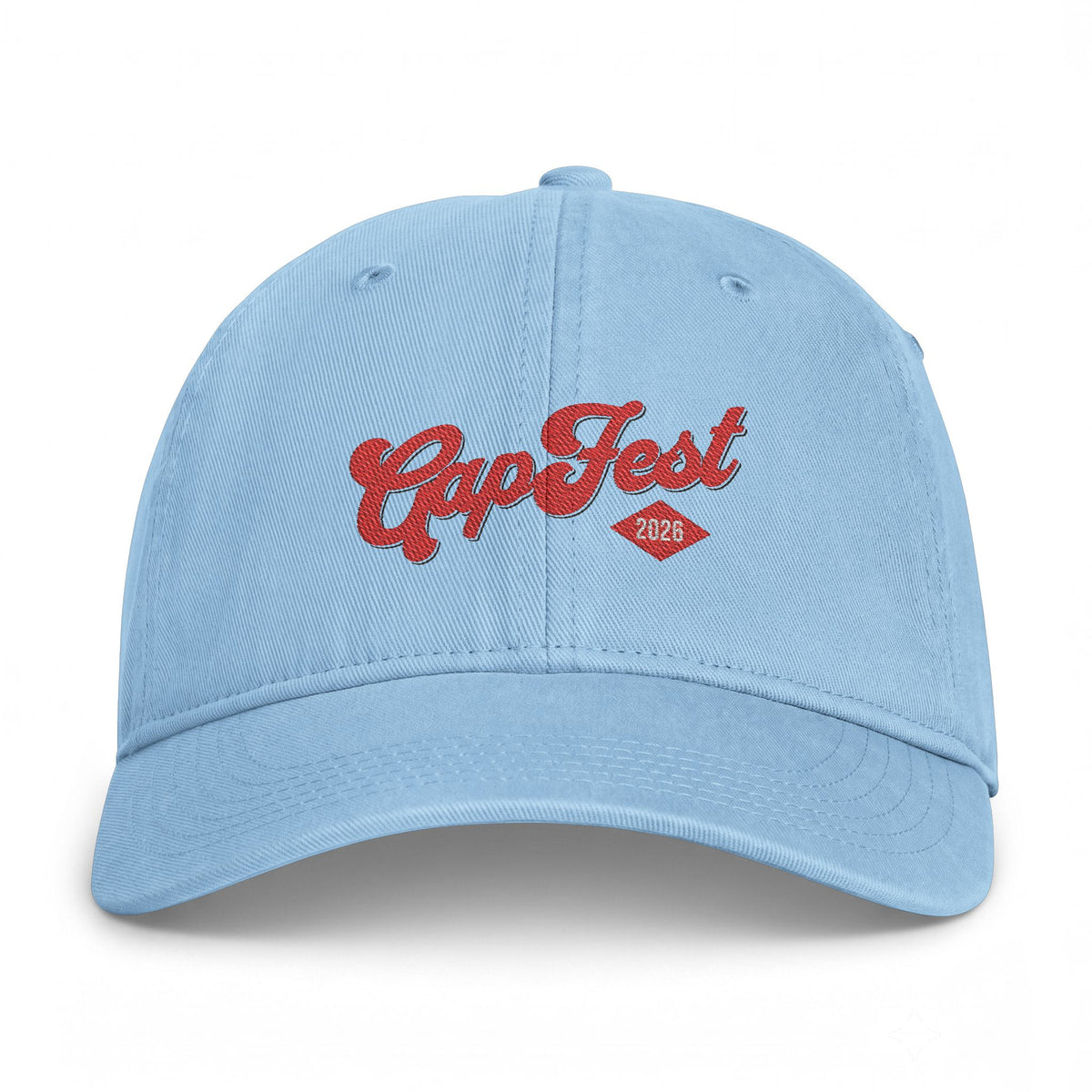 Embroidered GapFest 2026 Logo Cap –  GapFest Retro Script Washed Baseball Hat