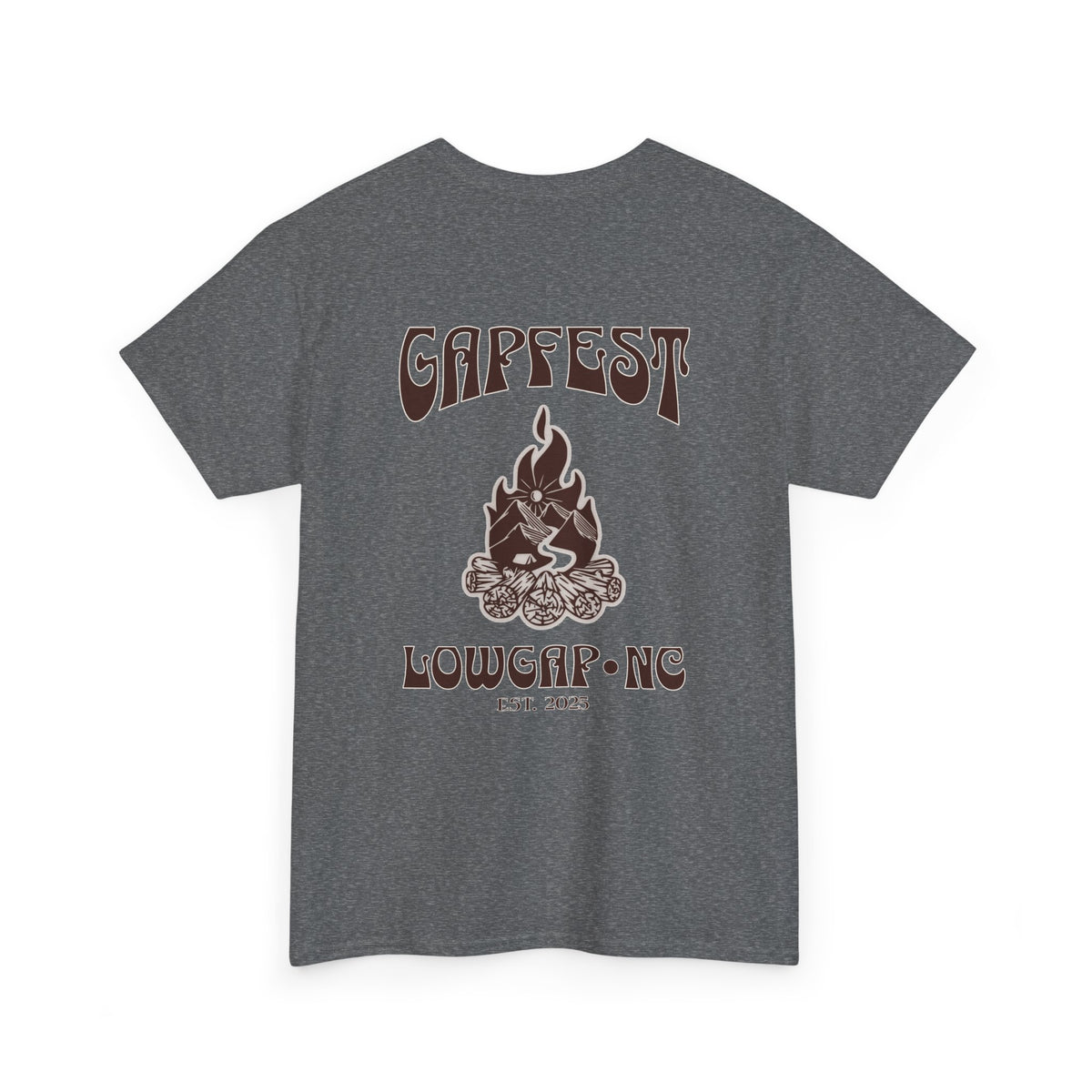 Gapfest 2025 OG Campfire Tee — Lowgap, NC T-Shirt (Est. 2025)