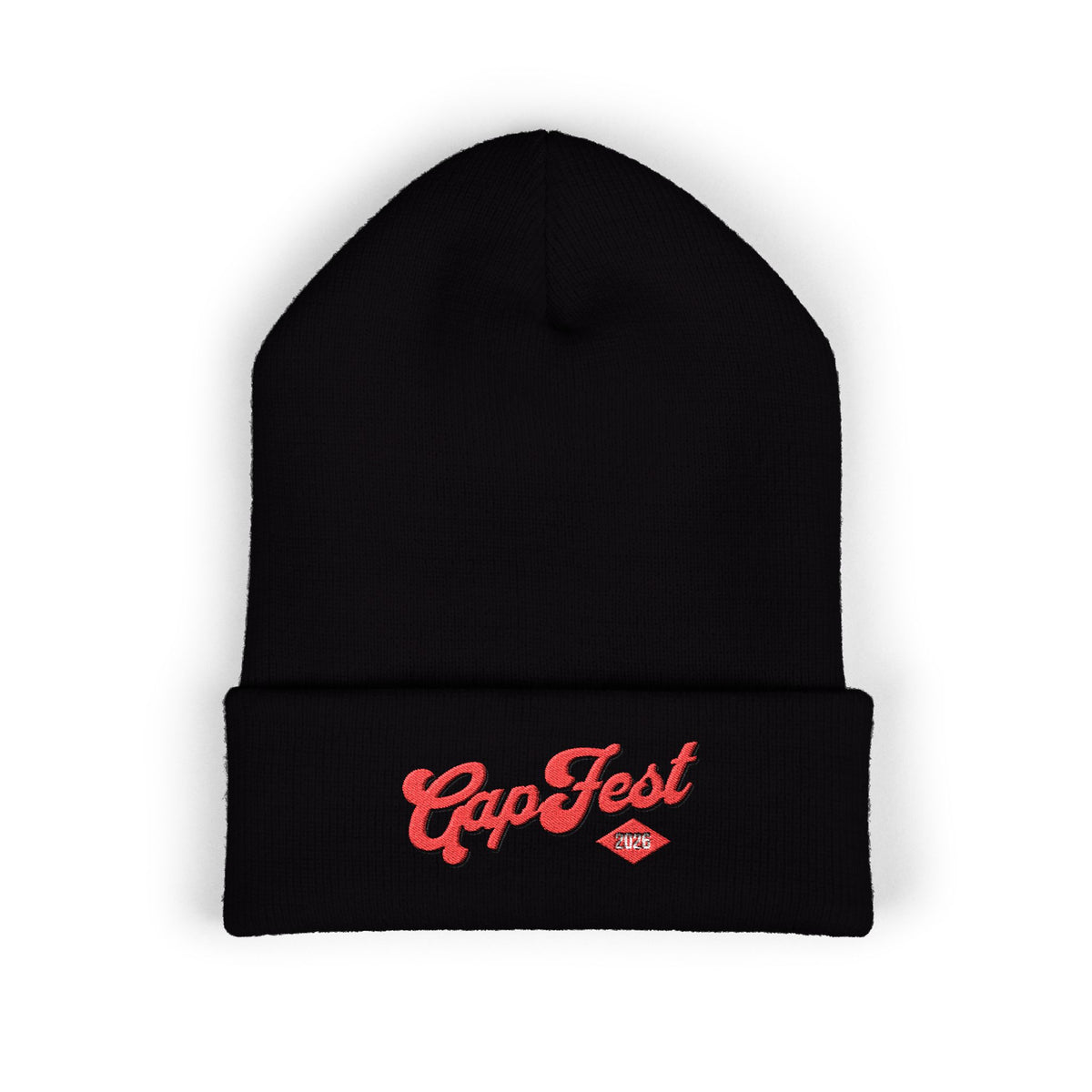 Embroidered GapFest 2026 Cuffed Beanie — Knit Winter Hat