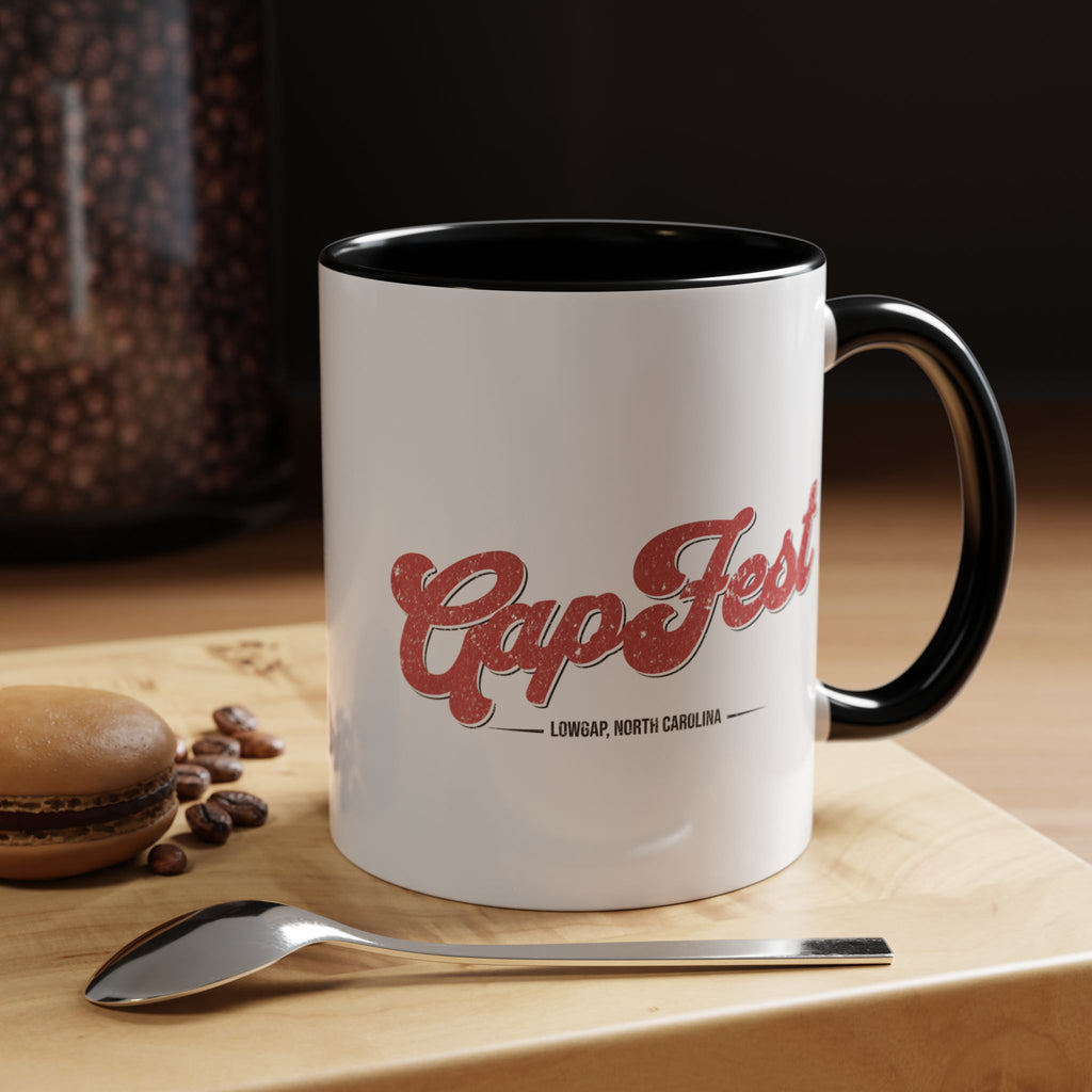 GapFest Coffee Mug — Vintage Logo Ceramic Accent Mug (11/15 oz)
