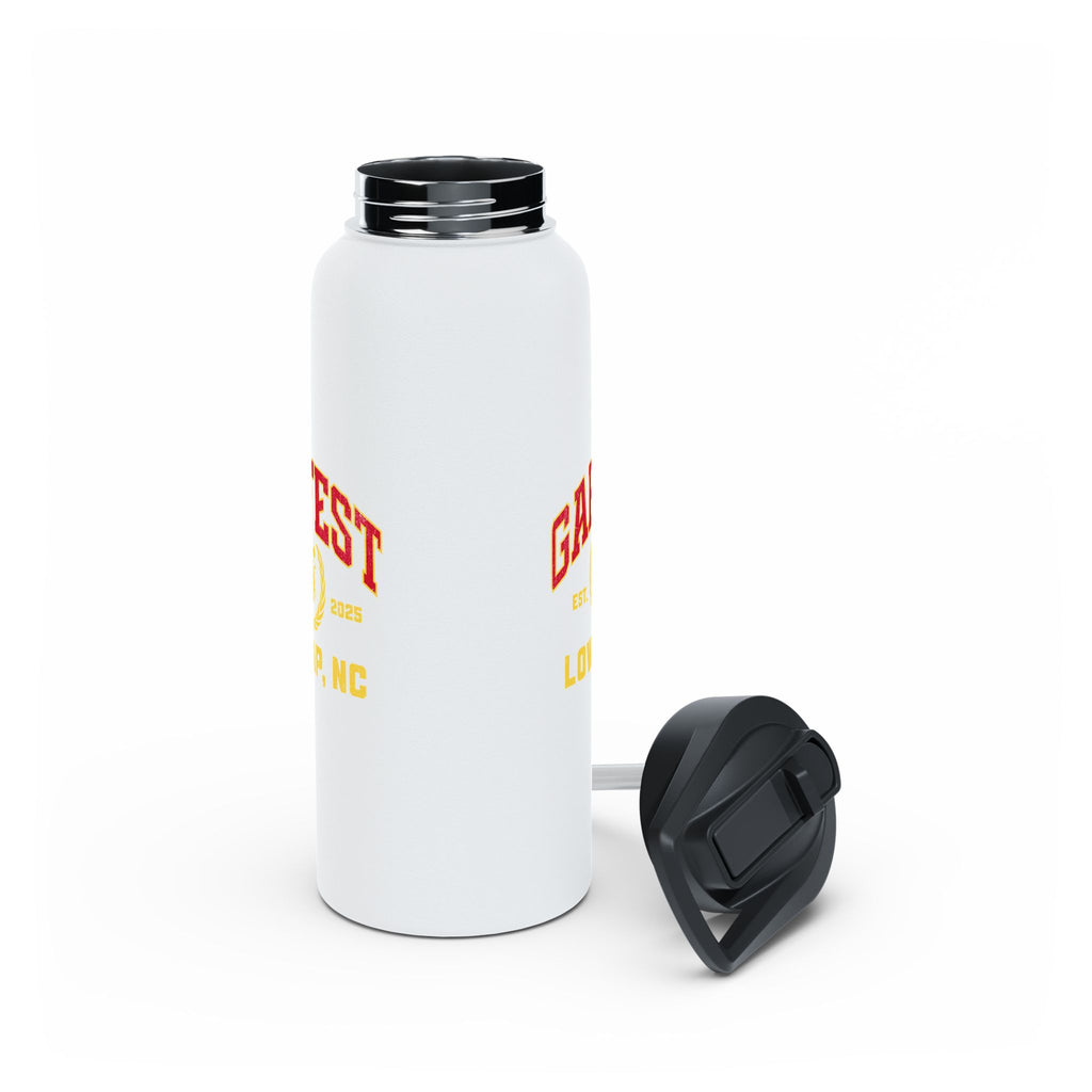 GapFest Stainless Steel Water Bottle — Retro Sports Logo Insulated Bottle
