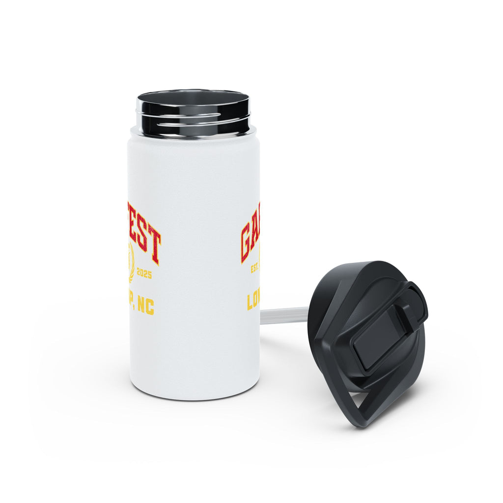 GapFest Stainless Steel Water Bottle — Retro Sports Logo Insulated Bottle