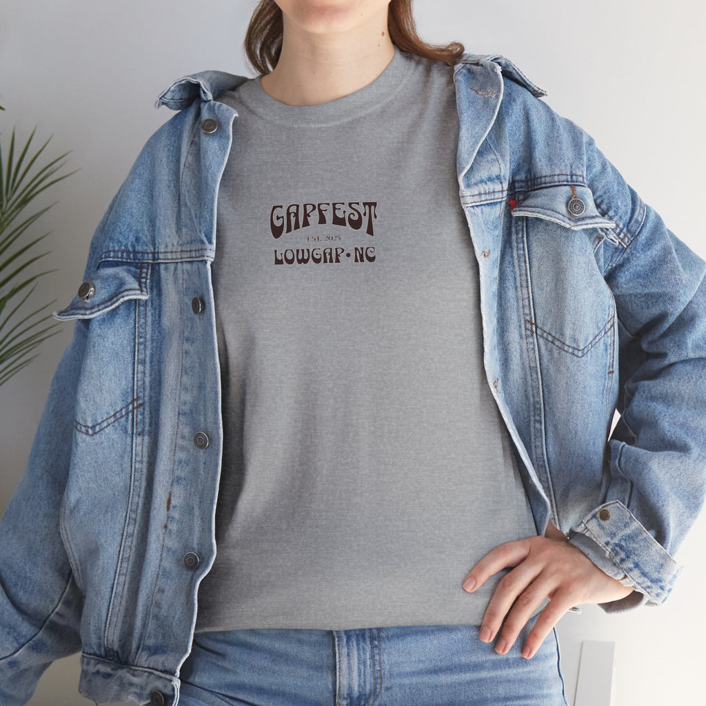 GapFest Campfire Logo T-Shirt — Lowgap, NC Festival Tee