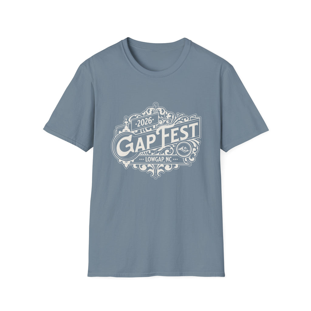 GapFest 2026 Vintage Logo Front Design Fitted T-Shirt