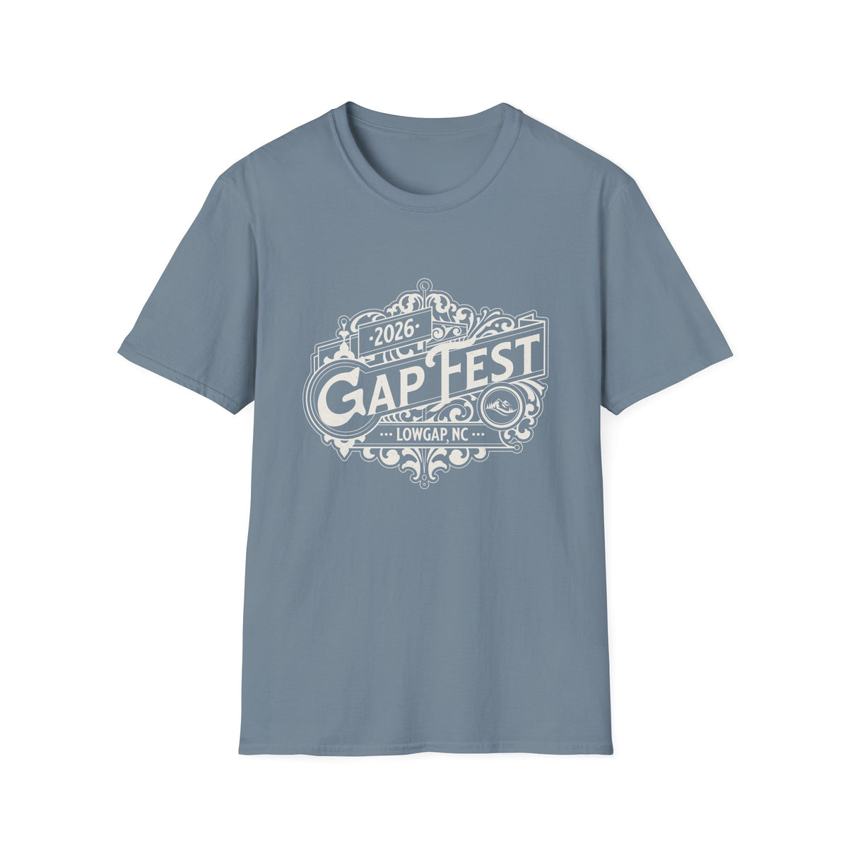 GapFest 2026 Vintage Logo Front Design Fitted T-Shirt
