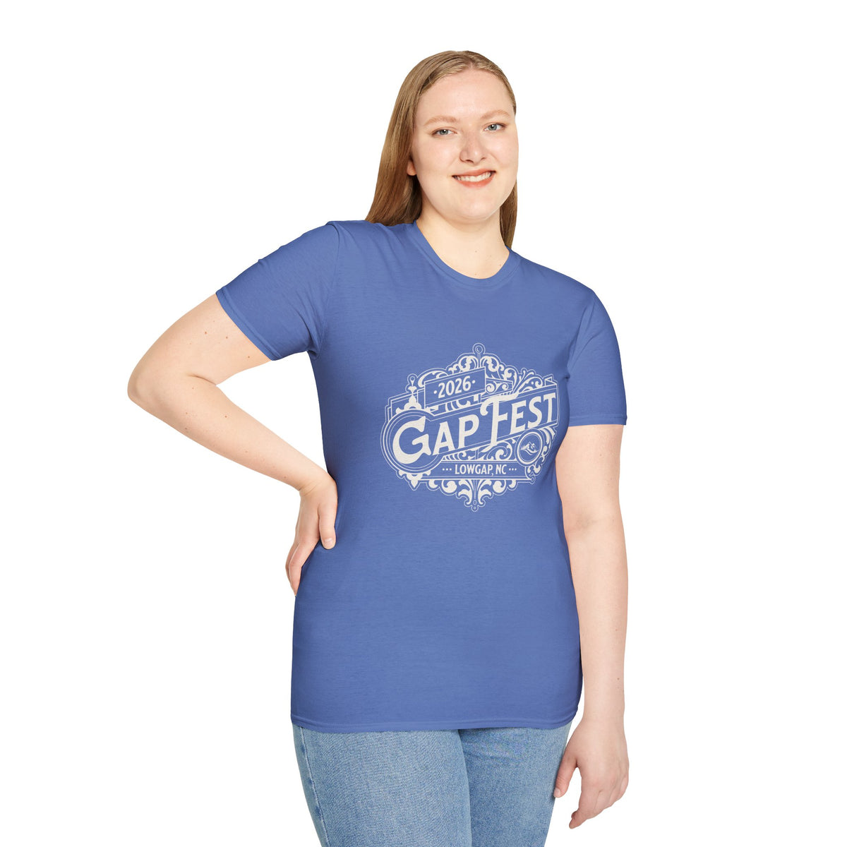 GapFest 2026 Vintage Logo Front Design Fitted T-Shirt