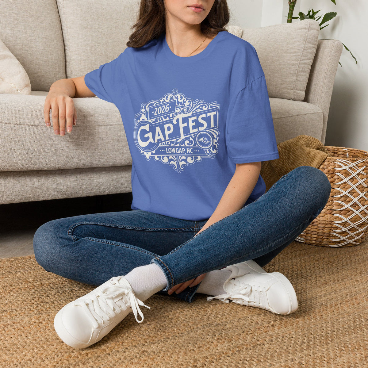GapFest 2026 Vintage Logo Front Design Fitted T-Shirt