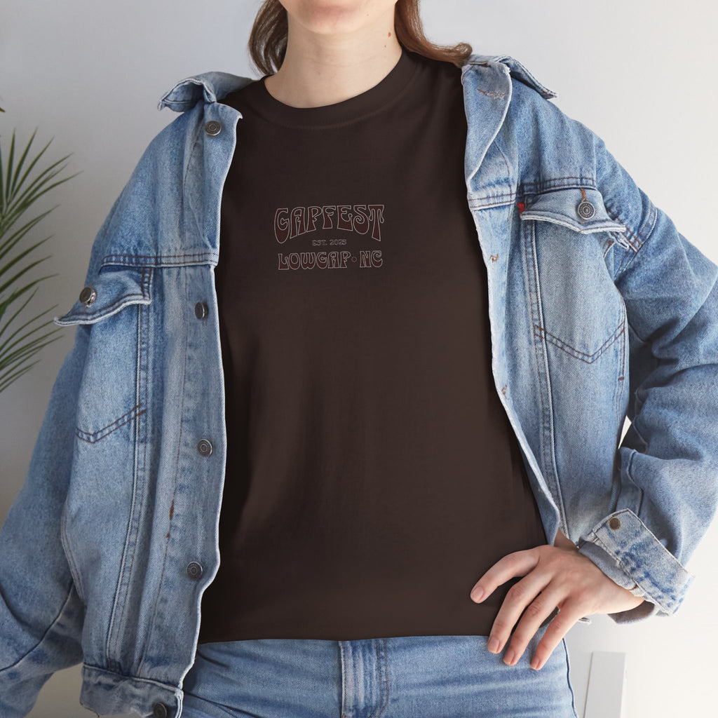 GapFest Campfire Logo T-Shirt — Lowgap, NC Festival Tee
