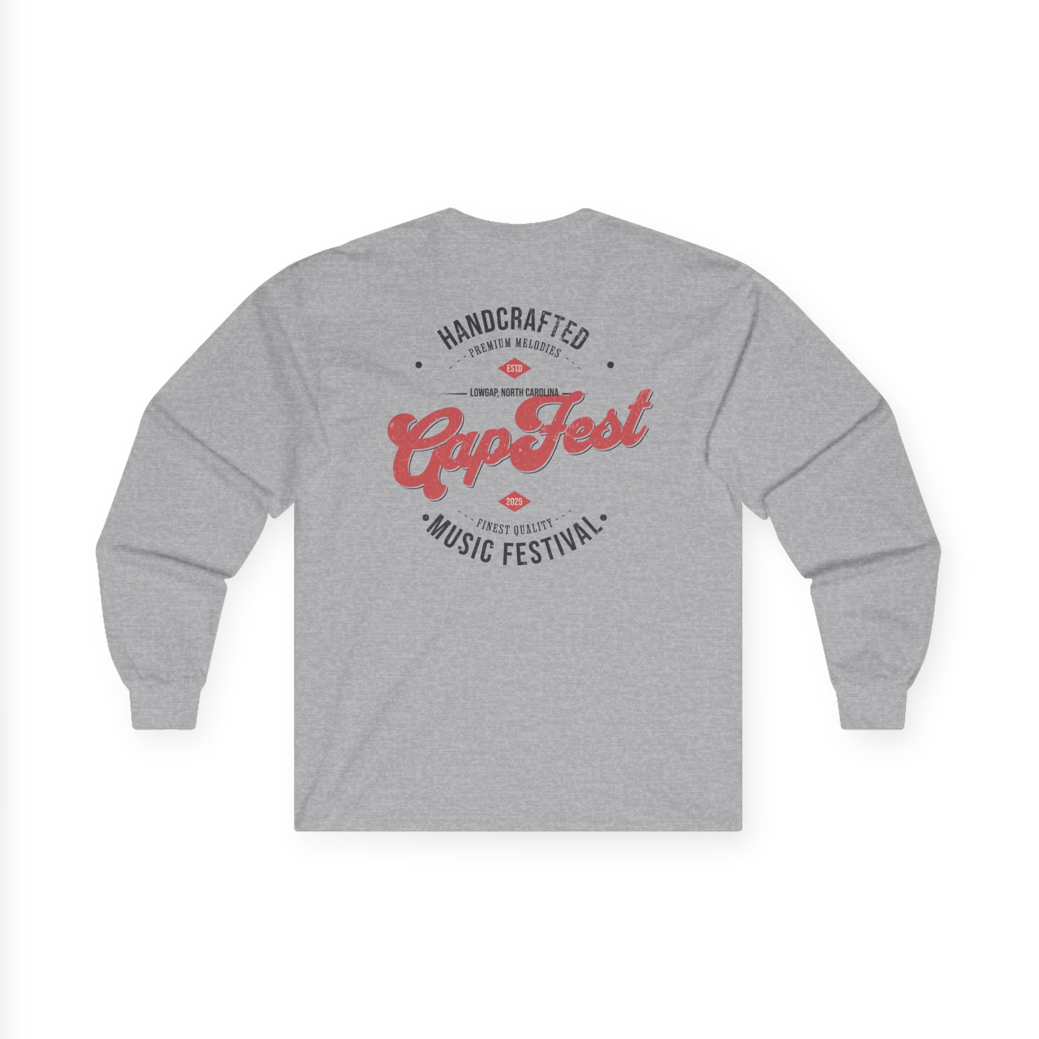 GapFest Handcrafted Long Sleeve Tee – Festival Graphic T-Shirt