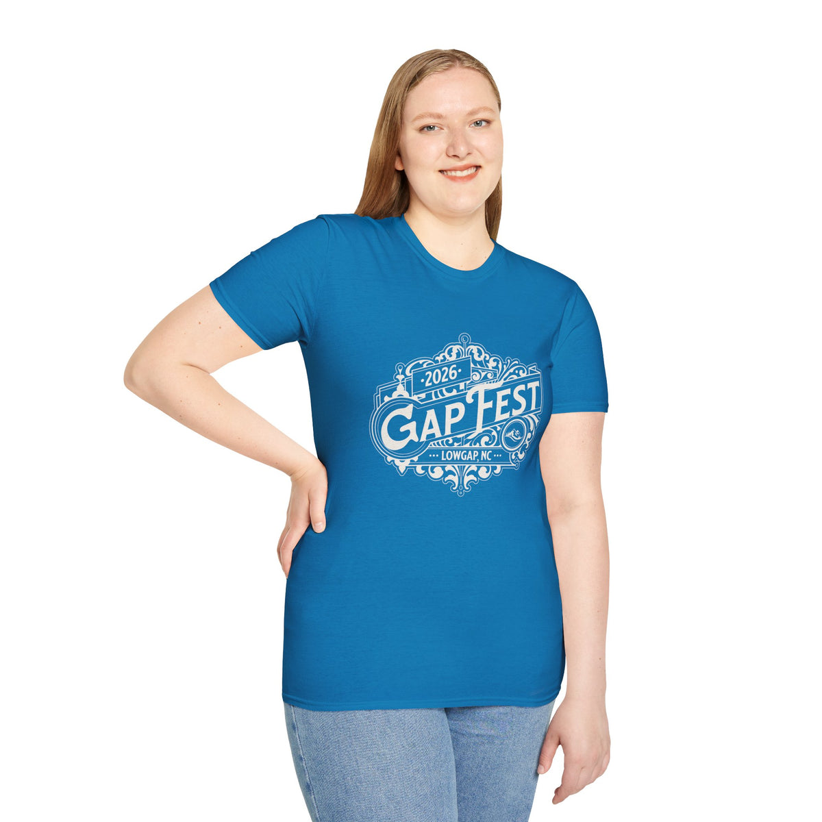 GapFest 2026 Vintage Logo Front Design Fitted T-Shirt
