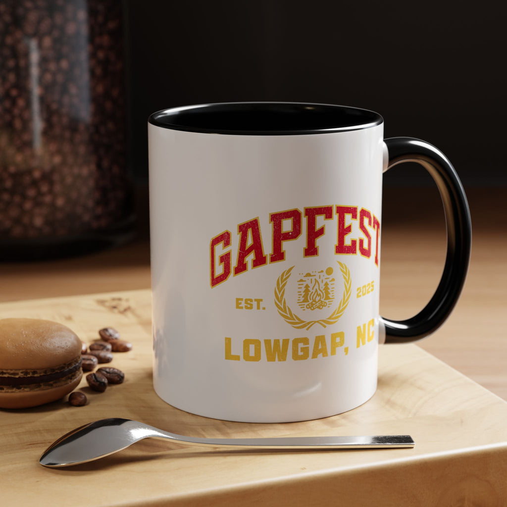 GapFest Lowgap, NC Coffee Mug — Retro Campus Accent Mug (11/15oz)