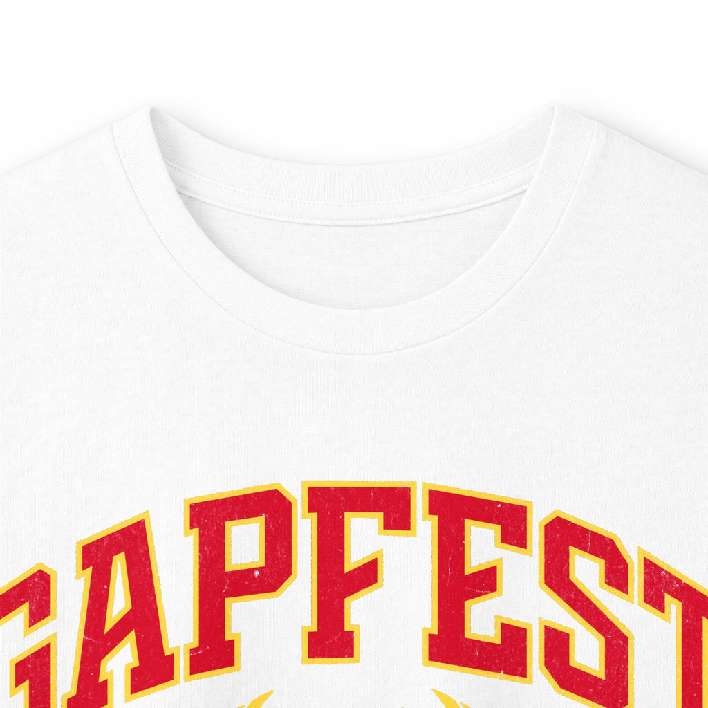 GapFest Front Design Long Sleeve Tee —  Vintage College Crest Shirt
