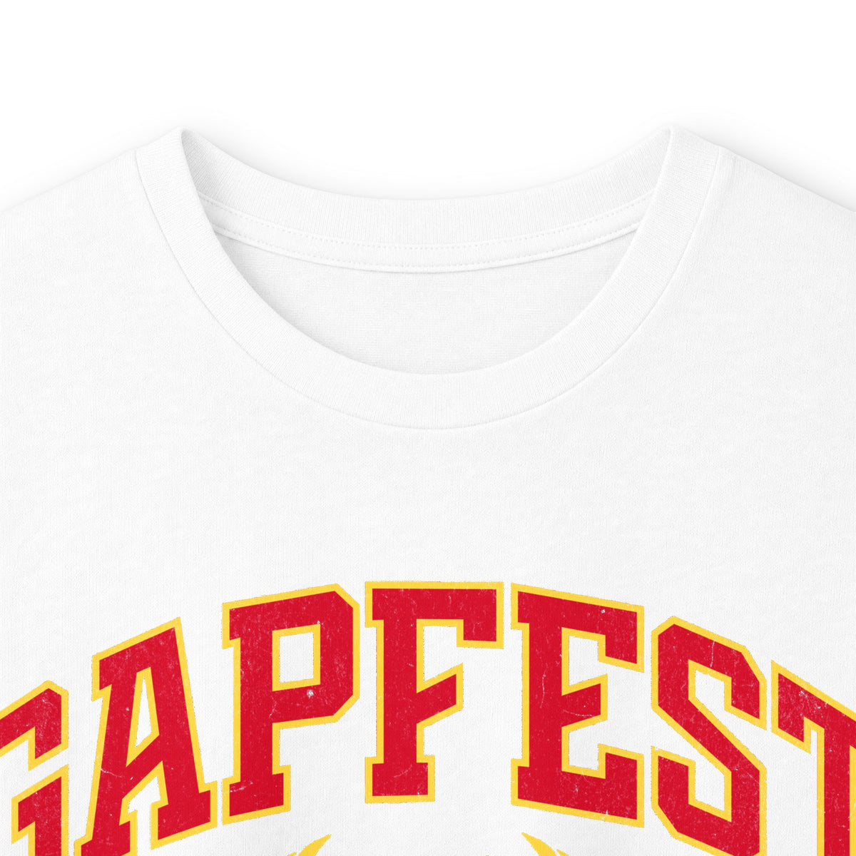 GapFest Front Design Long Sleeve Tee —  Vintage College Crest Shirt