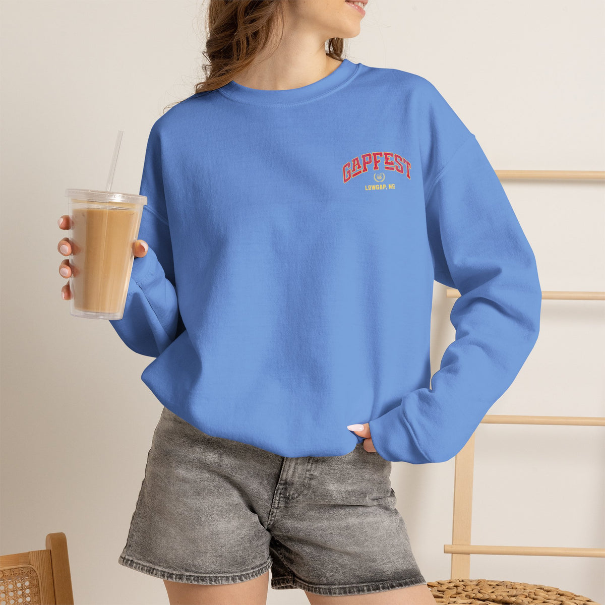 Crewneck Sweatshirt — GAPFEST 2026 Vintage Campus Pullover