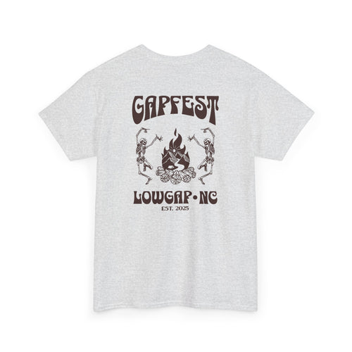 GapFest Dancing Skeletons T-Shirt - Lowgap NC Festival Tee
