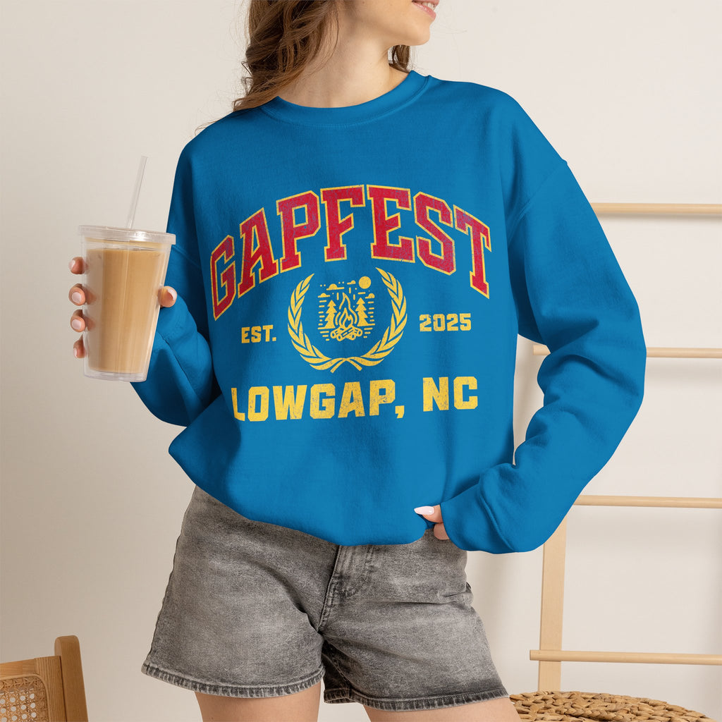 Gapfest Lowgap NC Crewneck Sweatshirt – Vintage College-Style Pullover