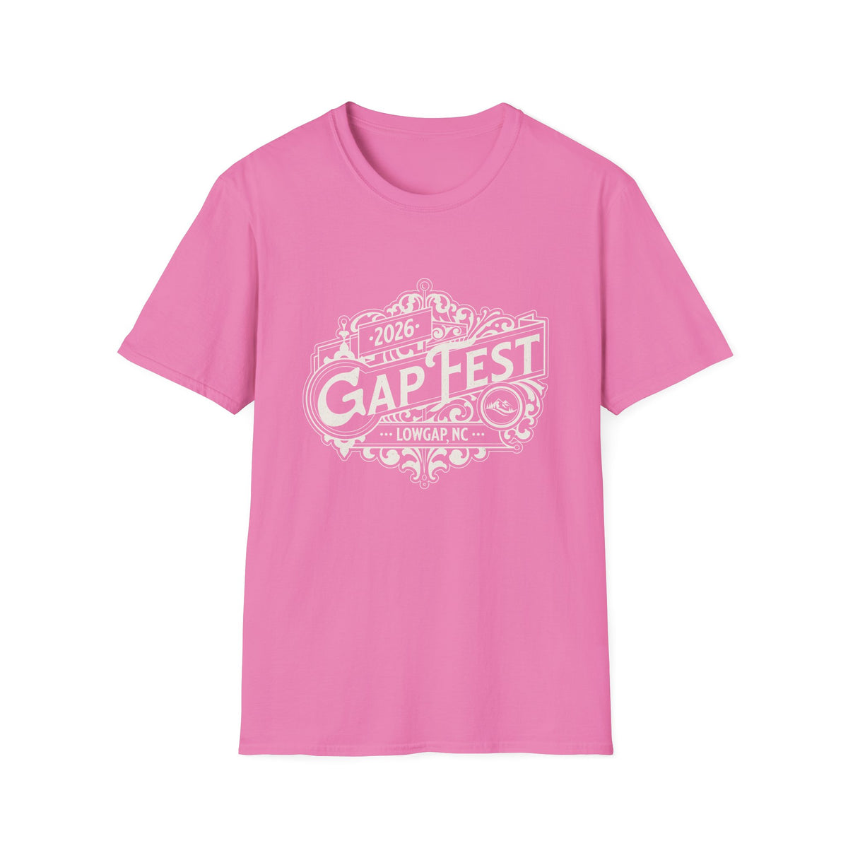 GapFest 2026 Vintage Logo Front Design Fitted T-Shirt