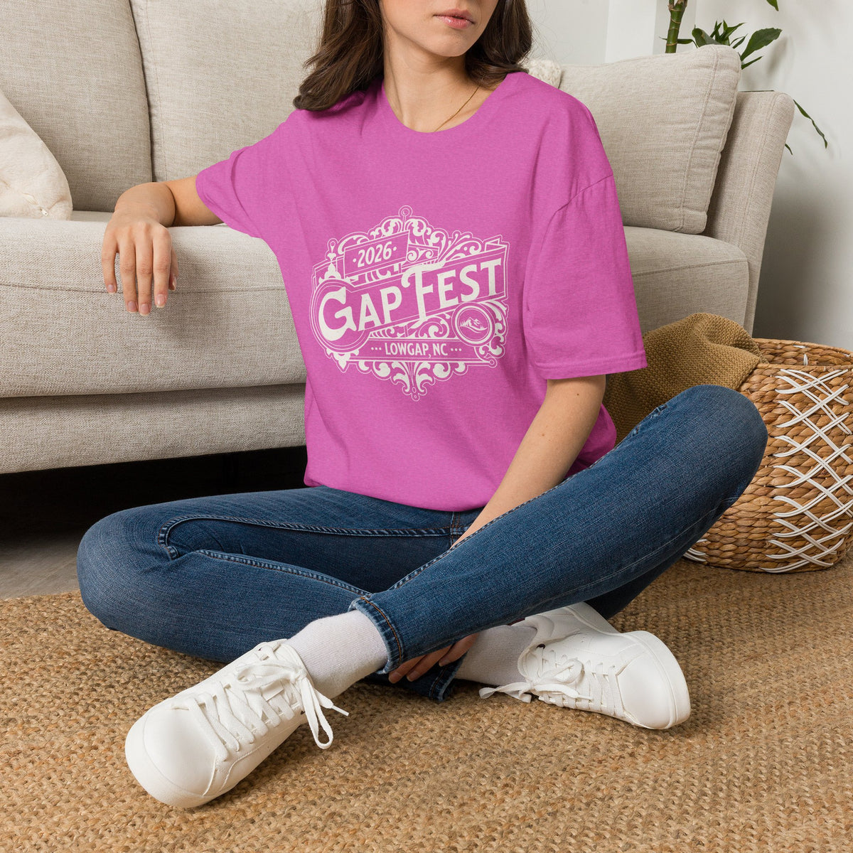 GapFest 2026 Vintage Logo Front Design Fitted T-Shirt