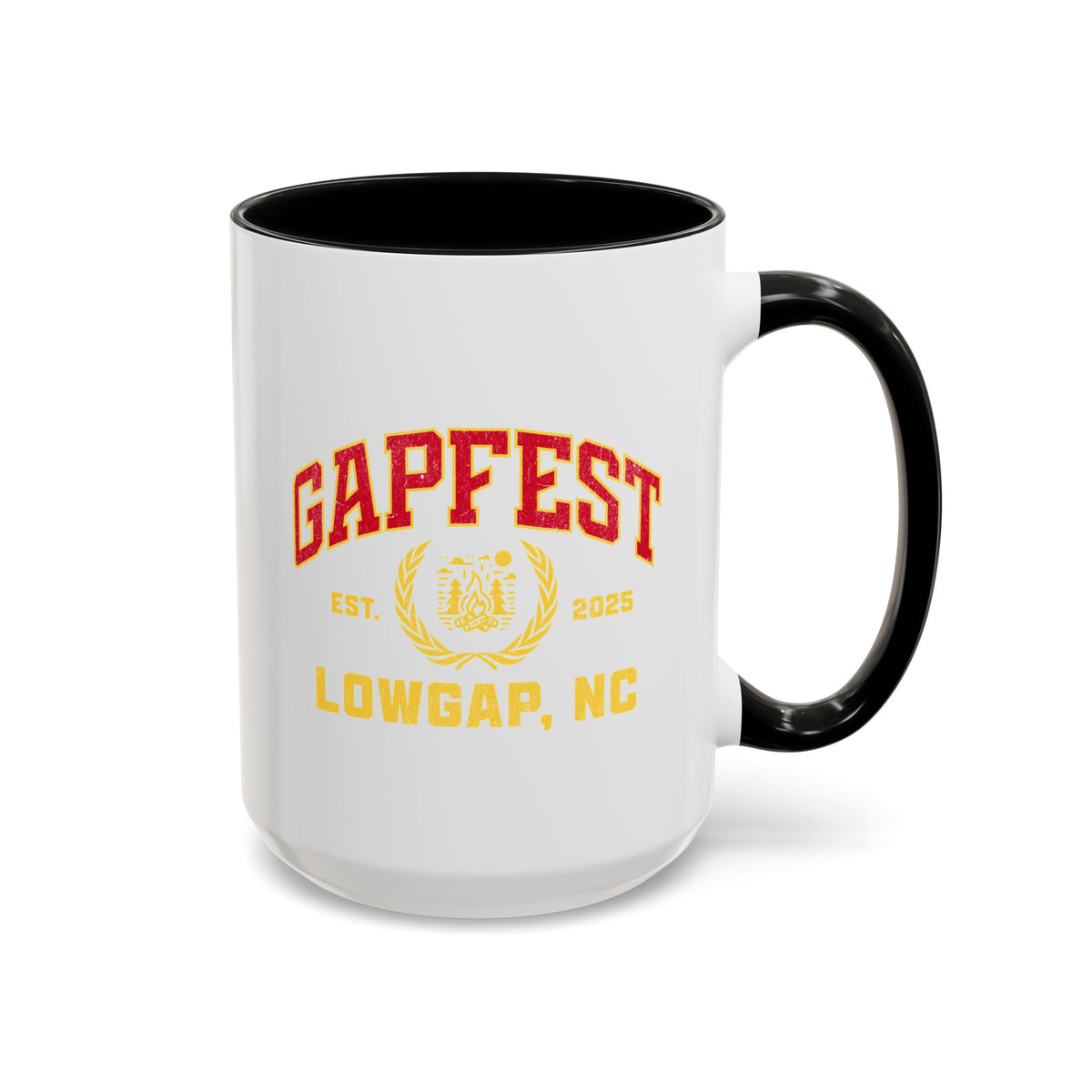GapFest Lowgap, NC Coffee Mug — Retro Campus Accent Mug (11/15oz)