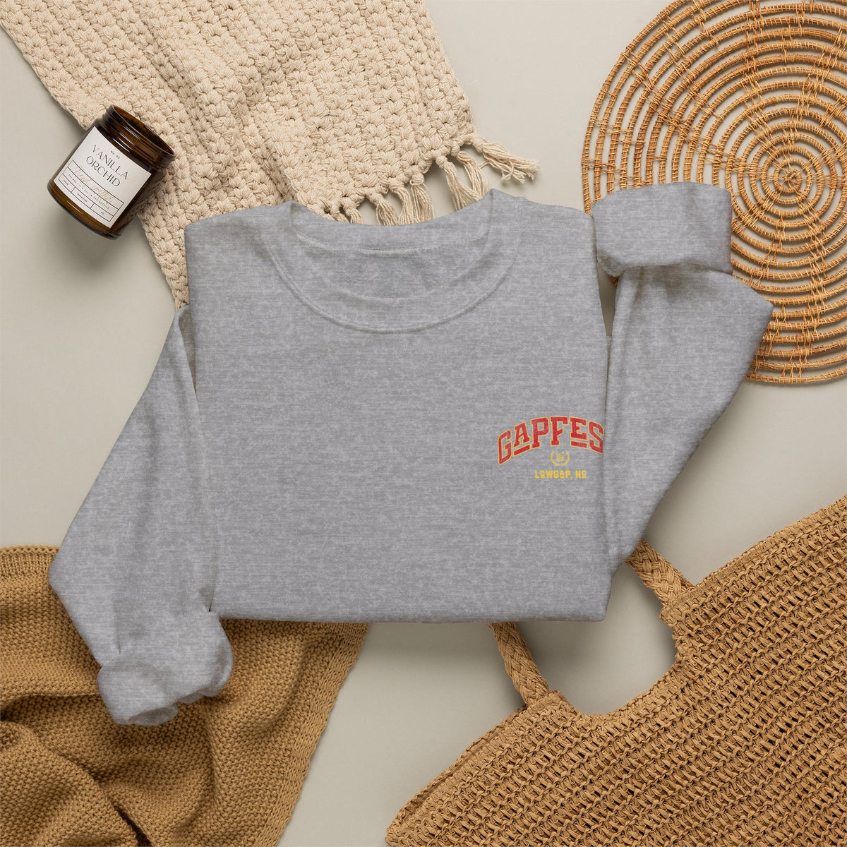 Crewneck Sweatshirt — GAPFEST 2026 Vintage Campus Pullover