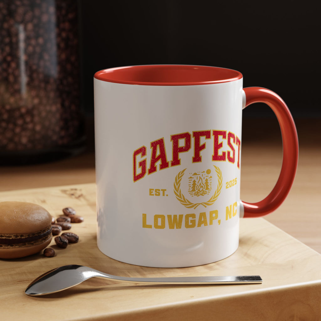 GapFest Lowgap, NC Coffee Mug — Retro Campus Accent Mug (11/15oz)