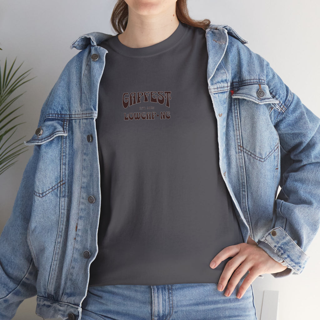 GapFest Campfire Logo T-Shirt — Lowgap, NC Festival Tee