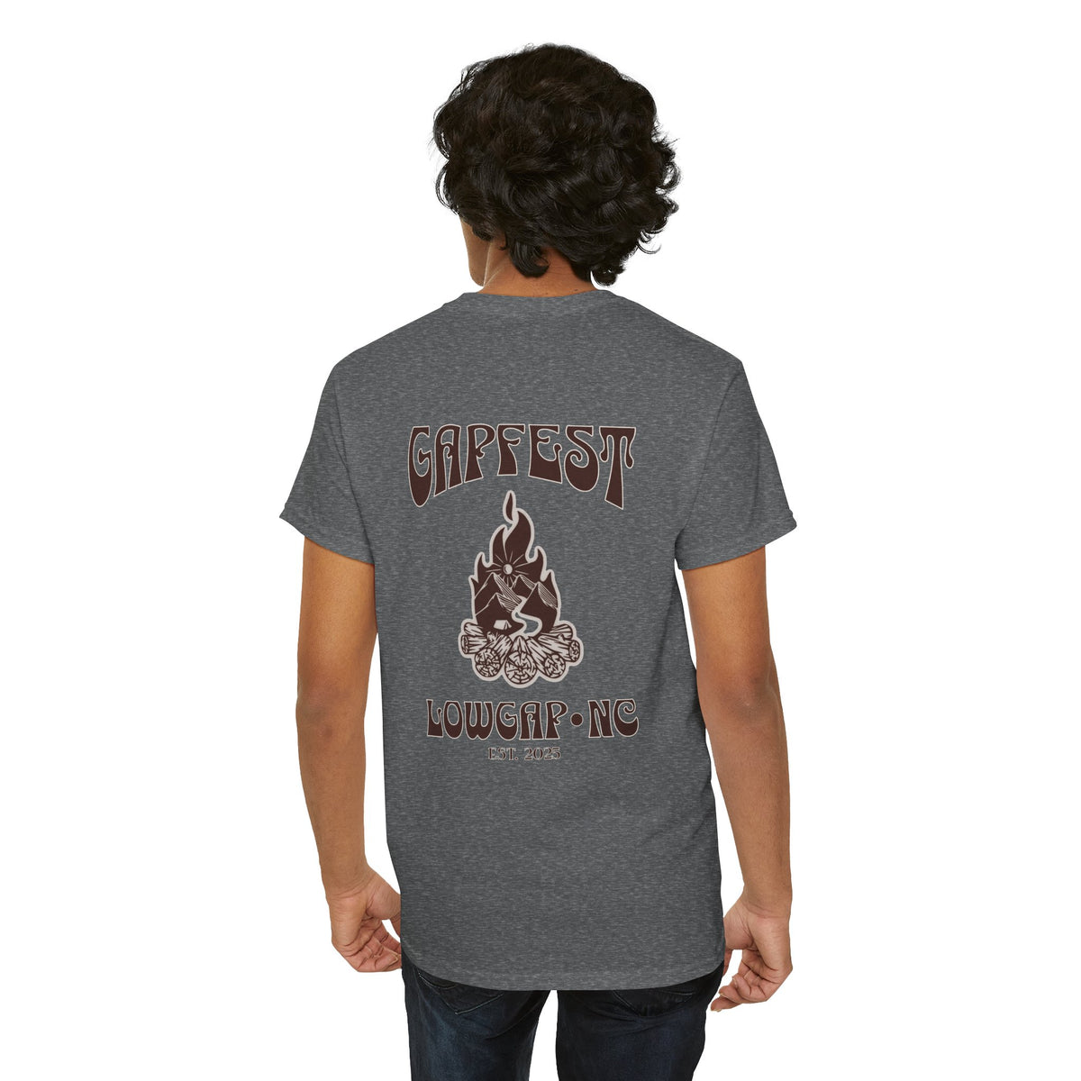 Gapfest 2025 OG Campfire Tee — Lowgap, NC T-Shirt (Est. 2025)