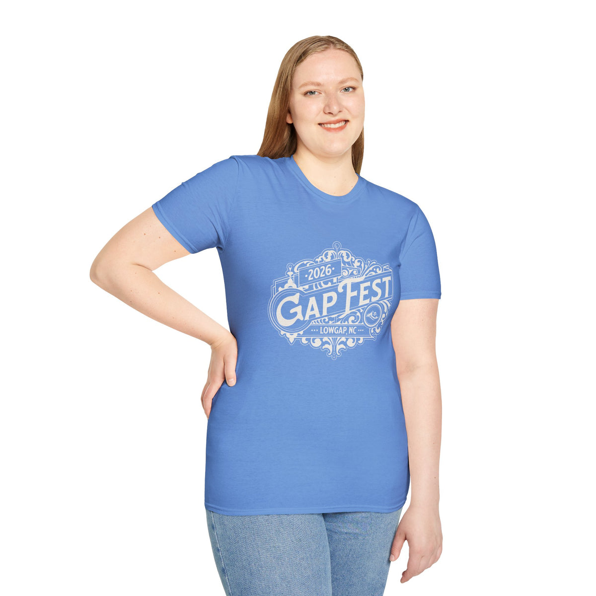 GapFest 2026 Vintage Logo Front Design Fitted T-Shirt
