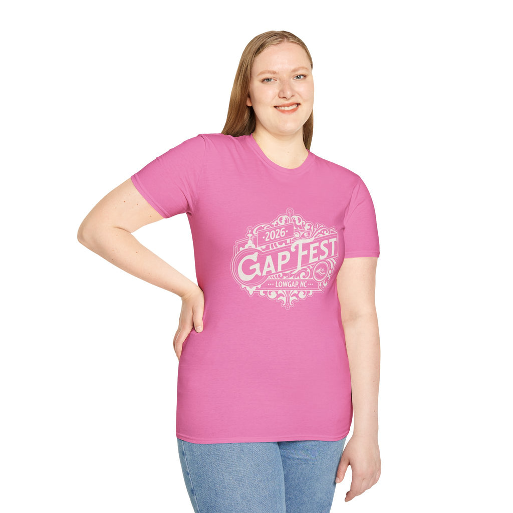 GapFest 2026 Vintage Logo Front Design Fitted T-Shirt