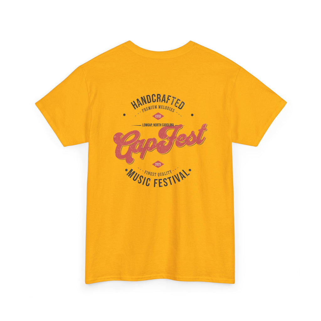 GapFest Handcrafted Logo Tee — Festival Graphic T‑Shirt