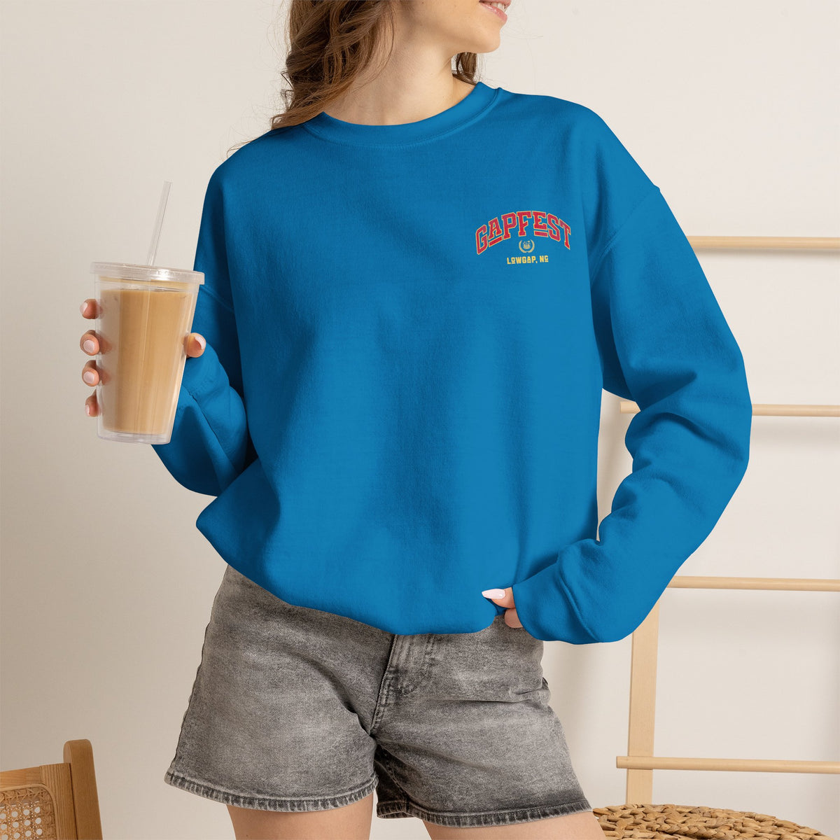 Crewneck Sweatshirt — GAPFEST 2026 Vintage Campus Pullover