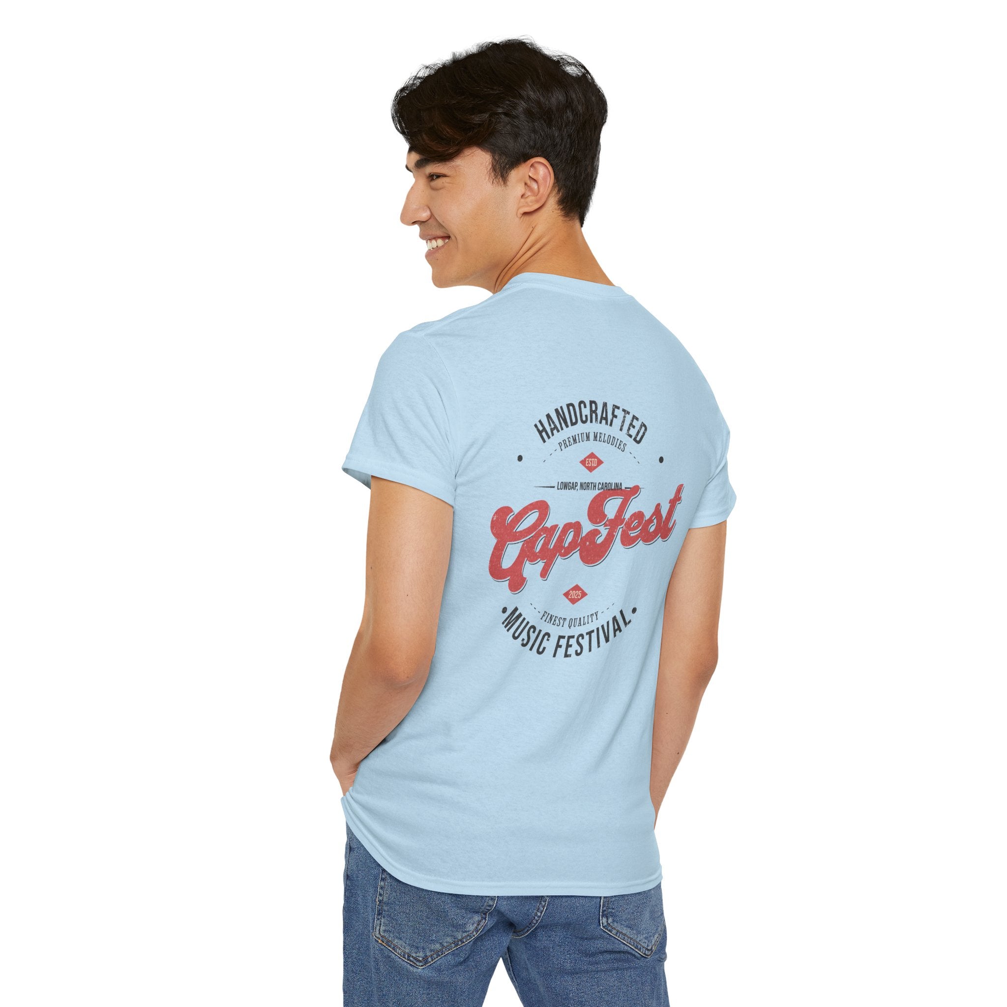 GapFest Handcrafted Logo Tee — Festival Graphic T‑Shirt