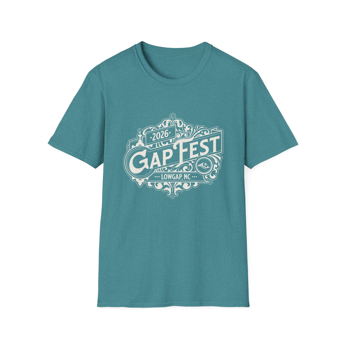 GapFest 2026 Vintage Logo Front Design Fitted T-Shirt
