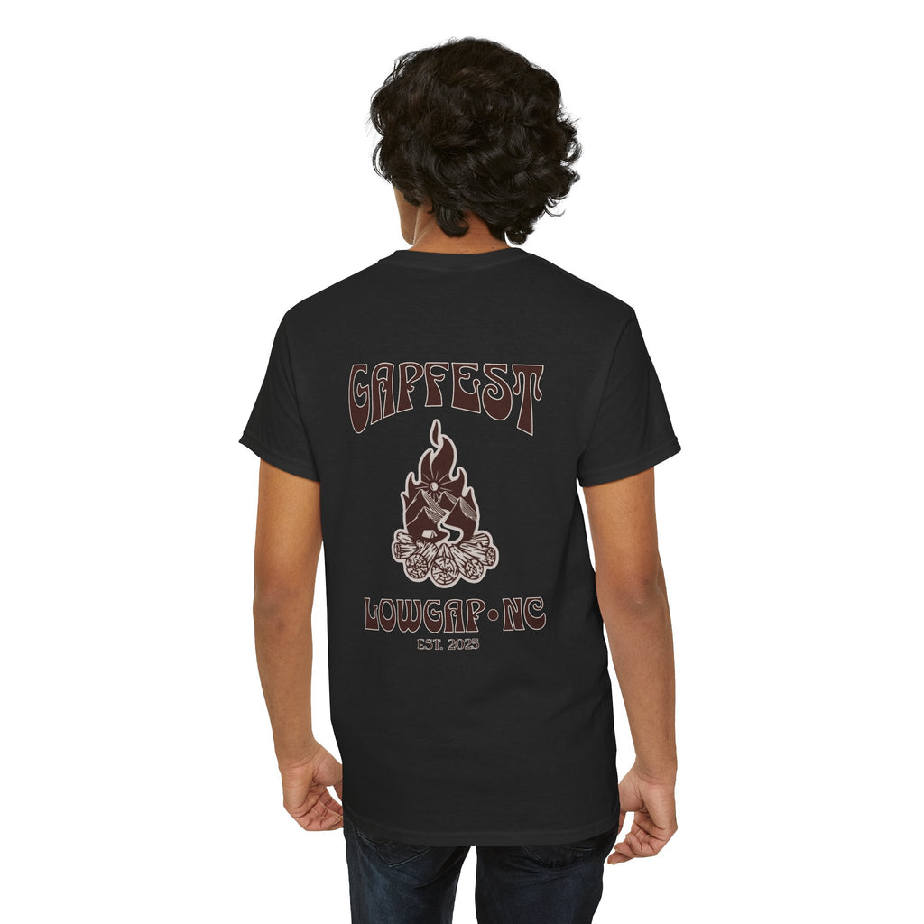 Gapfest 2025 OG Campfire Tee — Lowgap, NC T-Shirt (Est. 2025)