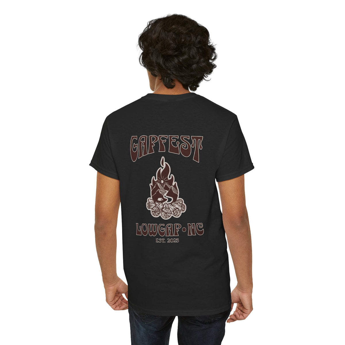 Gapfest 2025 OG Campfire Tee — Lowgap, NC T-Shirt (Est. 2025)