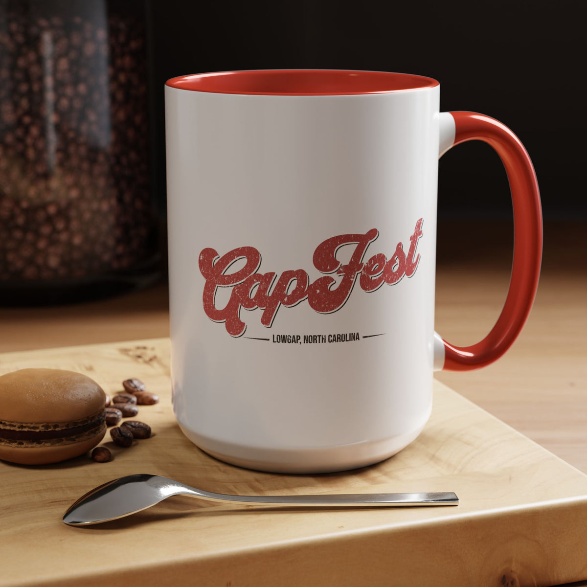 GapFest Coffee Mug — Vintage Logo Ceramic Accent Mug (11/15 oz)