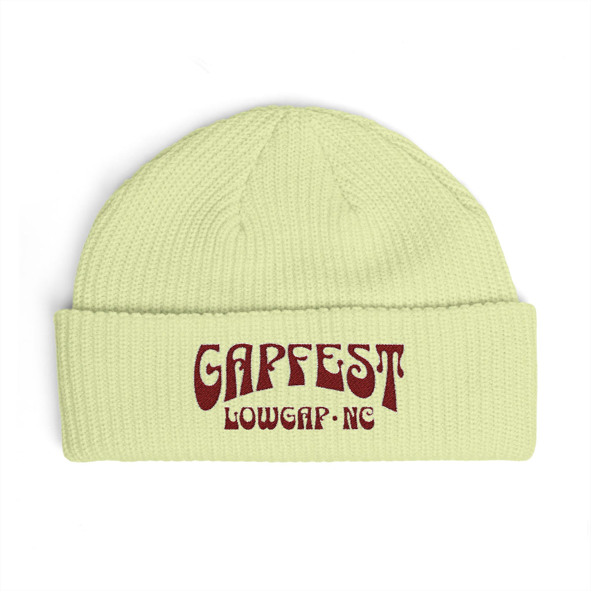 Cuff Beanie — Embroidered Gapfest OG Folded Knit Hat