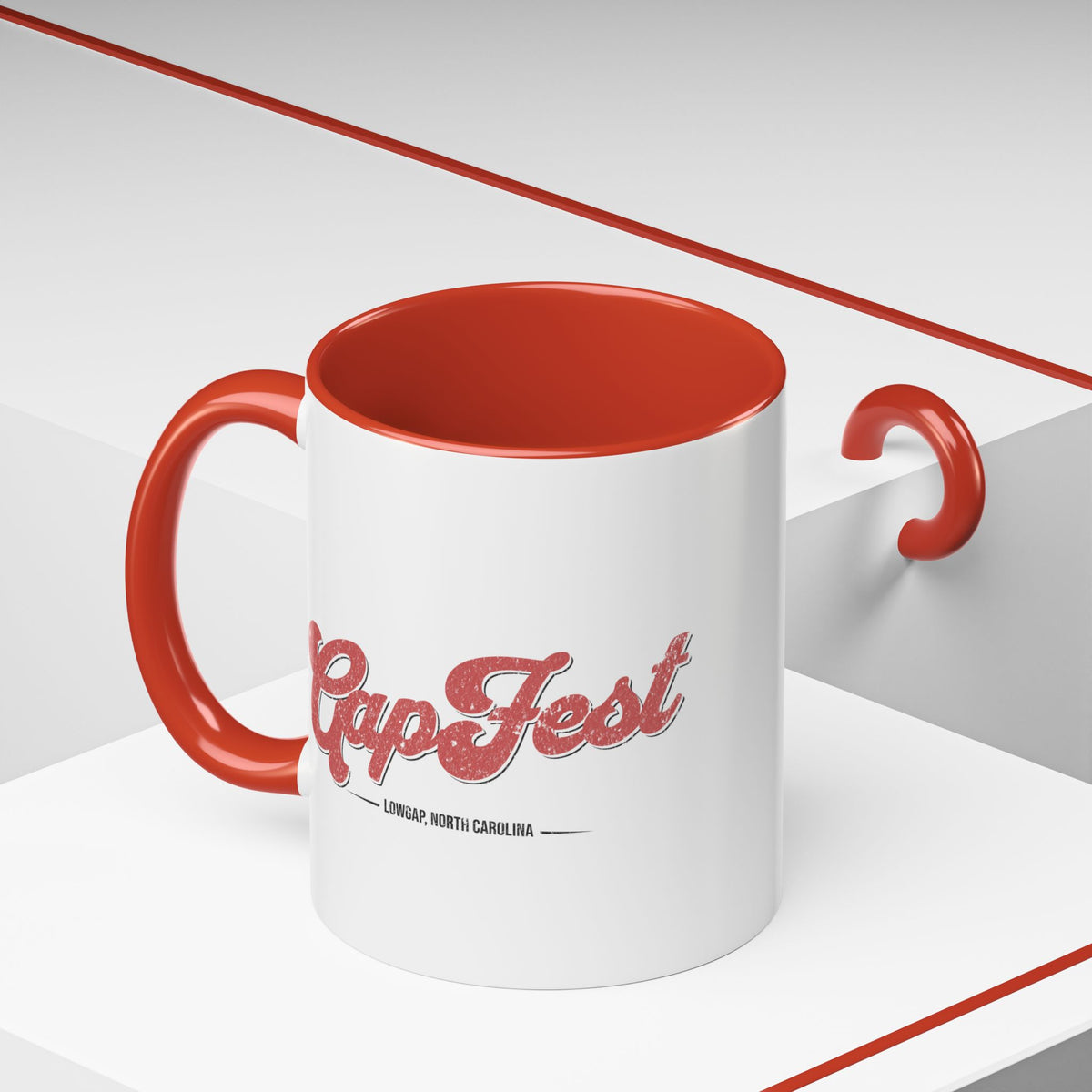 GapFest Coffee Mug — Vintage Logo Ceramic Accent Mug (11/15 oz)